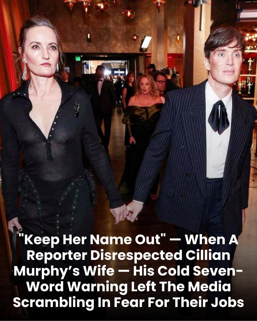 “Keep Her Name Out” — When A Reporter Disrespected Cillian Murphy’s Wife — His Cold Seven-Word Warning Left The Media Scrambling In Fear For Their Jobs