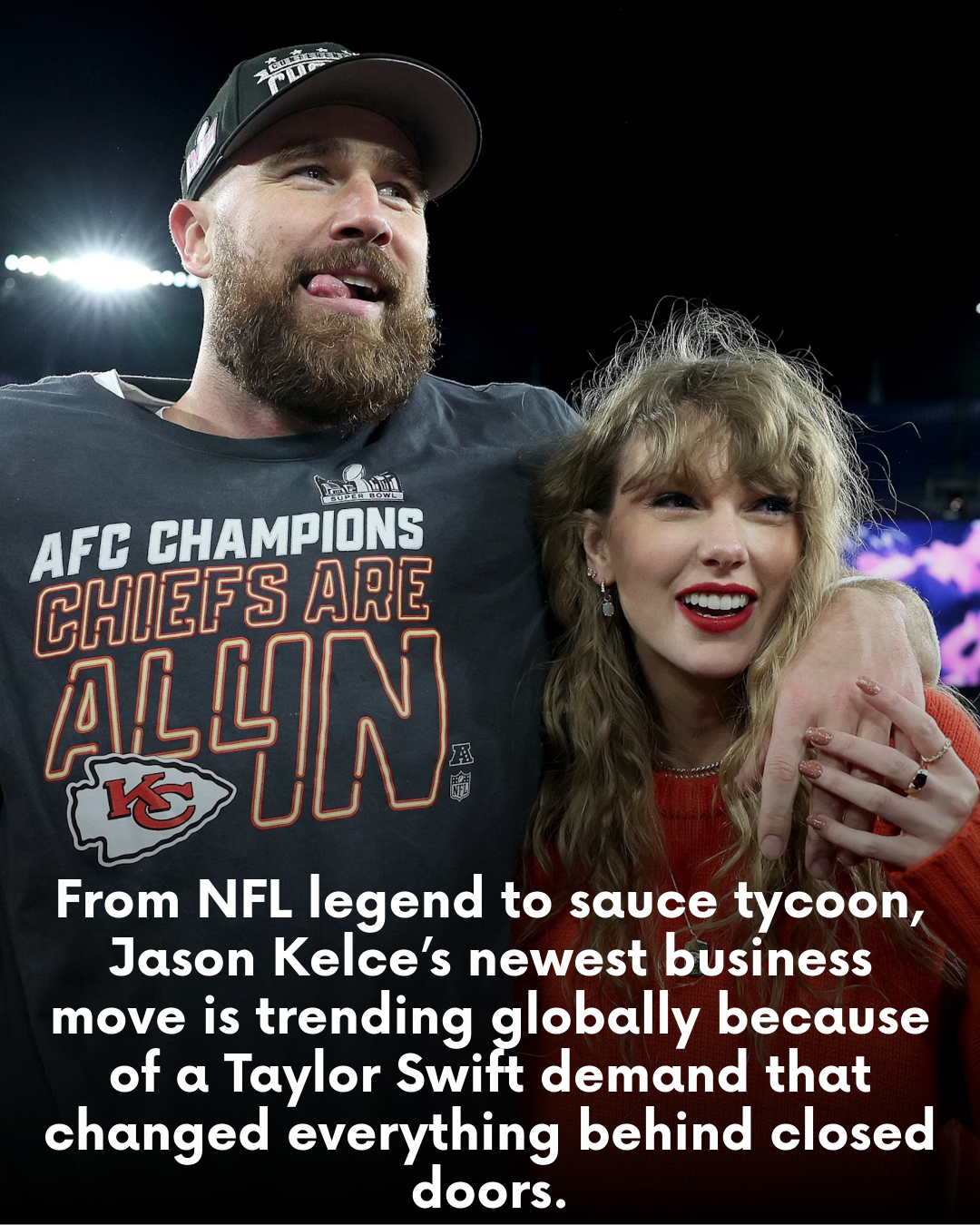 From NFL legend to sauce tycoon, Jason Kelce’s newest business move is trending globally because of a Taylor Swift demand that changed everything behind closed doors.