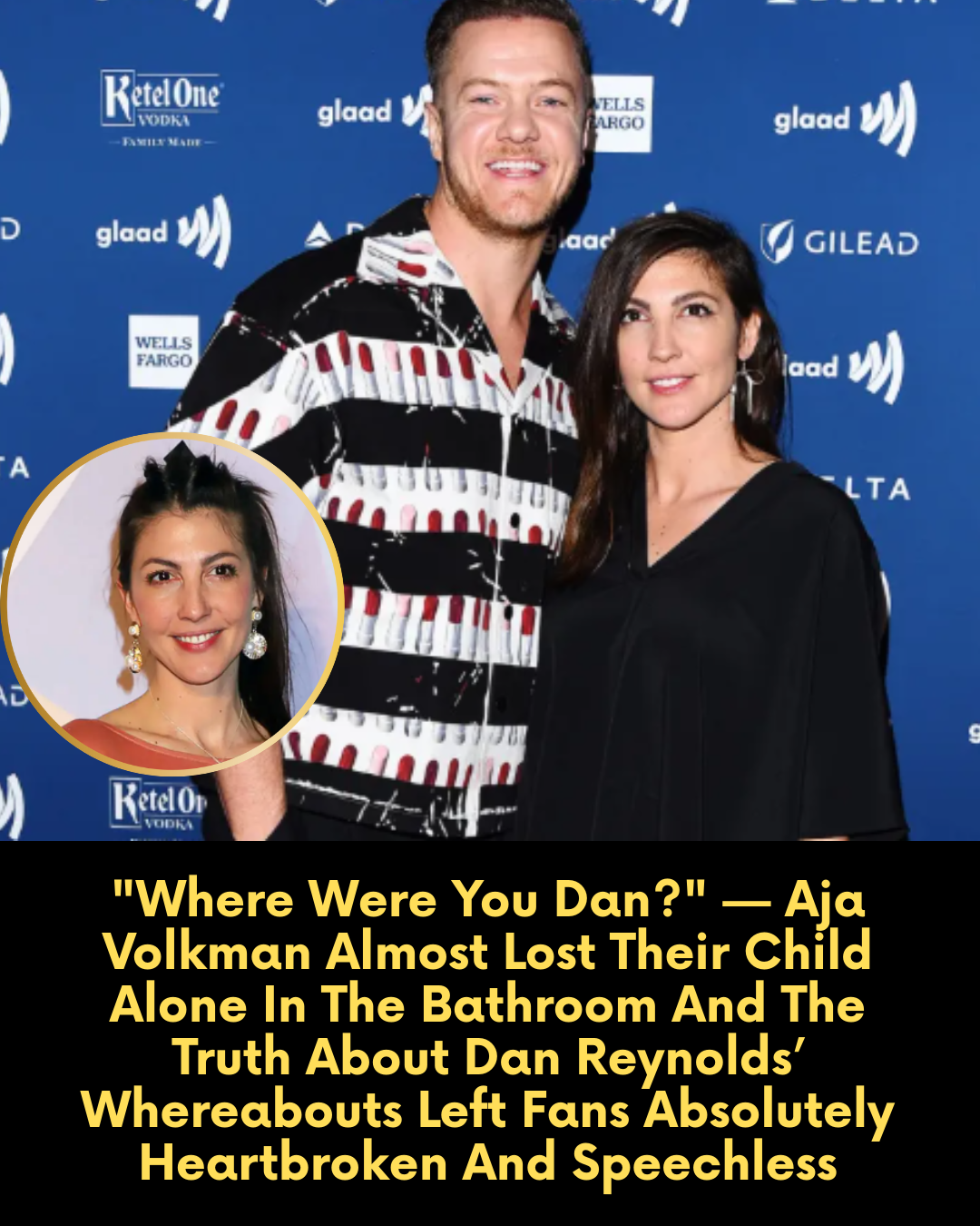 “Where Were You Dan?” — Aja Volkman Almost Lost Their Child Alone In The Bathroom And The Truth About Dan Reynolds’ Whereabouts Left Fans Absolutely Heartbroken And Speechless