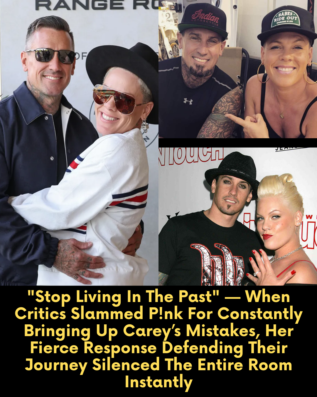 “Stop Living In The Past” — When Critics Slammed P!nk For Constantly Bringing Up Carey’s Mistakes, Her Fierce Response Defending Their Journey Silenced The Entire Room Instantly