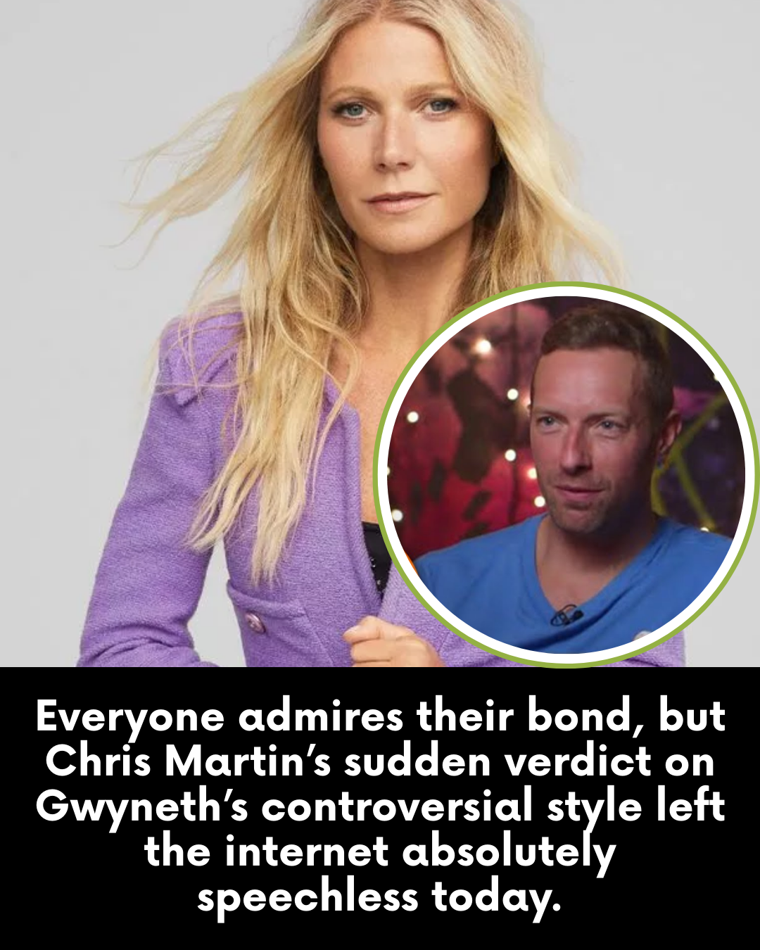 Everyone admires their peaceful divorce, but Chris Martin finally spoke up about Gwyneth’s controversial outfits and his honest words left the internet absolutely speechless and divided today.