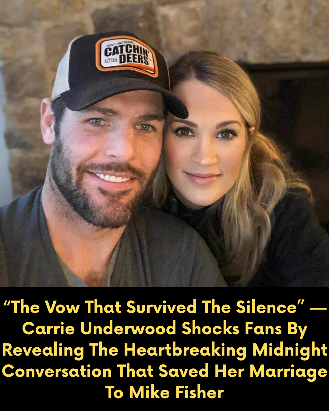 “The Vow That Survived The Silence” — Carrie Underwood Shocks Fans By Revealing The Heartbreaking Midnight Conversation That Saved Her Marriage To Mike Fisher