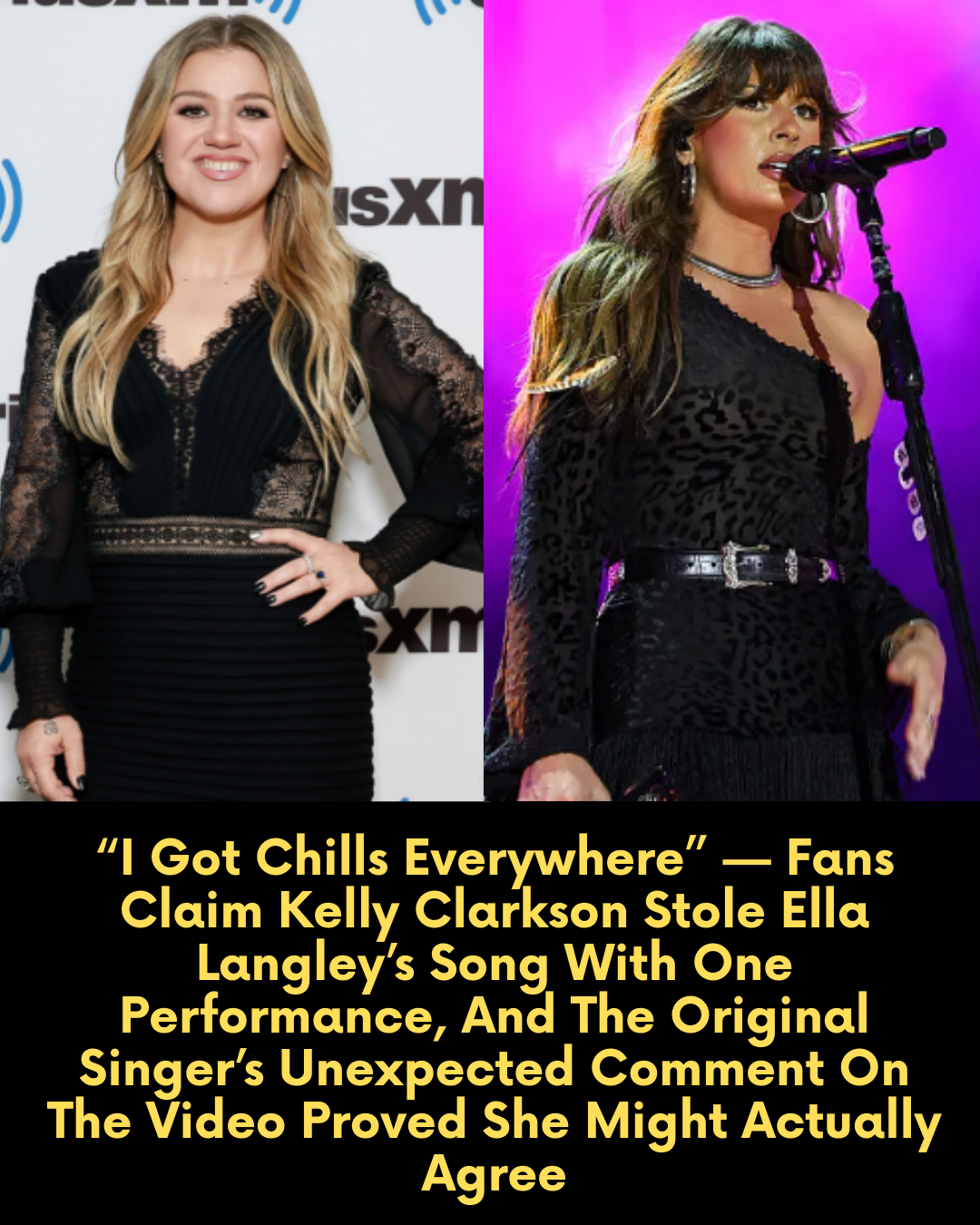 “I Got Chills Everywhere” — Fans Claim Kelly Clarkson Stole Ella Langley’s Song With One Performance, And The Original Singer’s Unexpected Comment On The Video Proved She Might Actually Agree