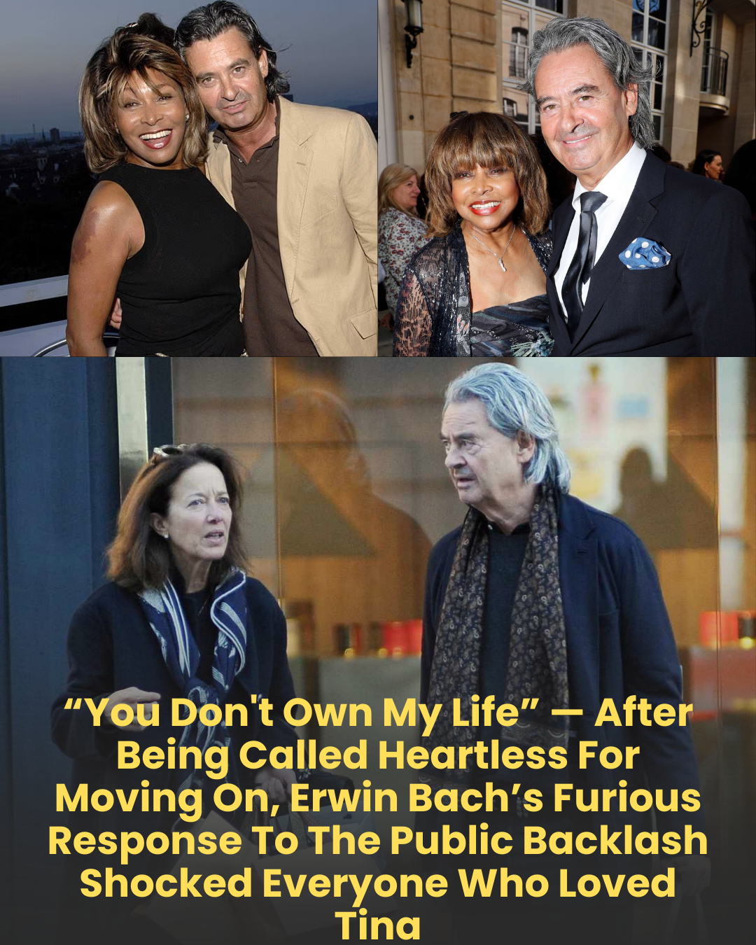 “You Don’t Own My Life” — After Being Called Heartless For Moving On, Erwin Bach’s Furious Response To The Public Backlash Shocked Everyone Who Loved Tina